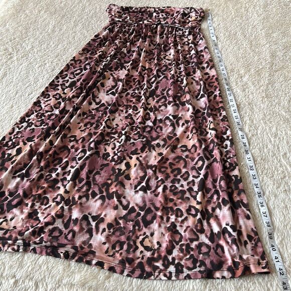 Animal print strapless sundress size large - Picture 12 of 14